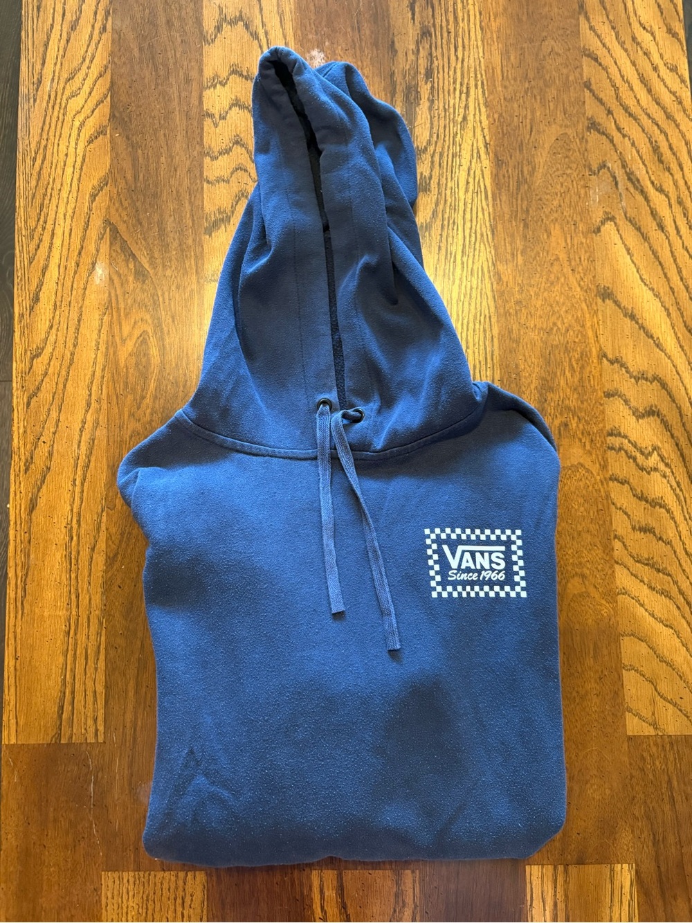 Vans Blue Checker Patch Hooded Sweatshirt